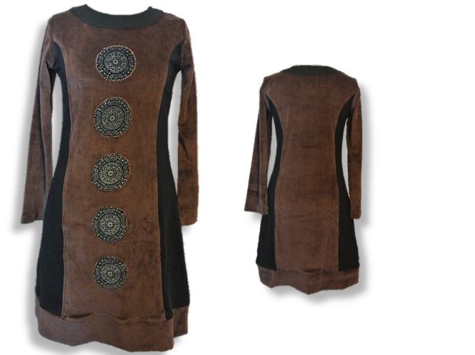 Hovedbilde Vikingkjole, Brun. Kun 2 stk. ...