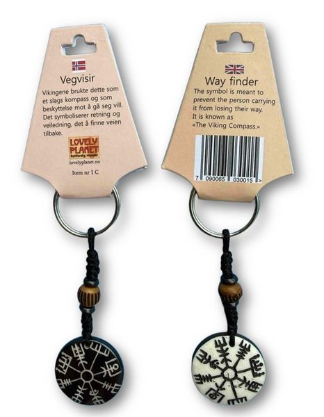 N&oslash;kkelringer i bein med norr&oslash;ne vikingsymboler