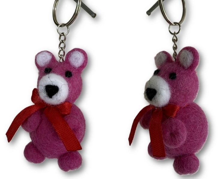 N&oslash;kkelring med teddybj&oslash;rn