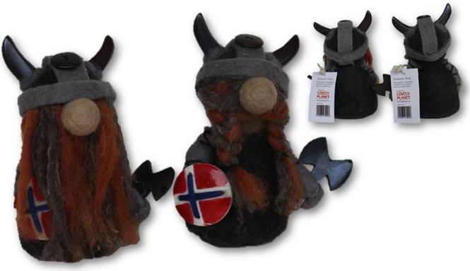 Hovedbilde Stående håndlaget viking mørk ...